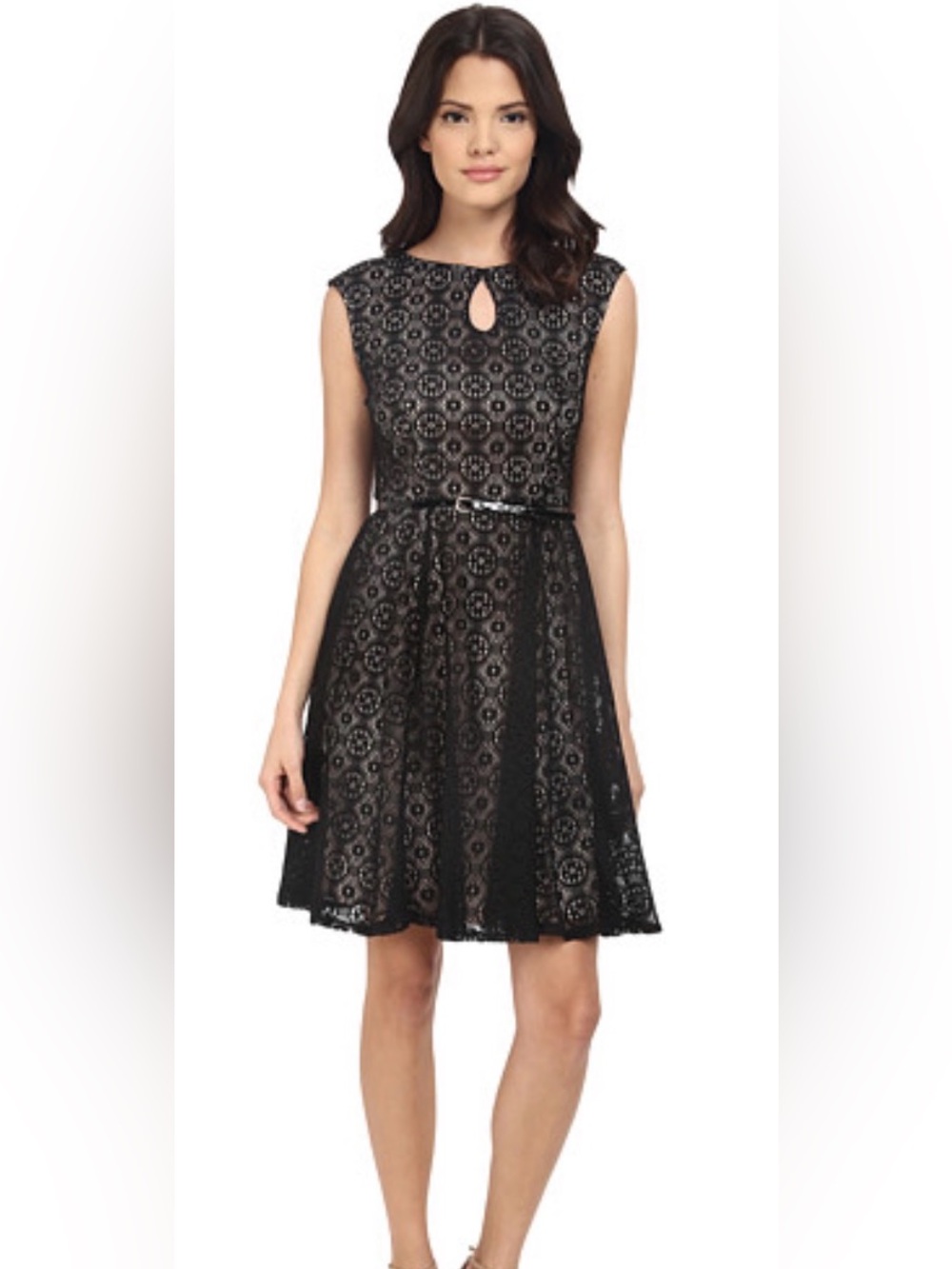 LONDON TIMES Sleeveless Fit & Flare dress sz 10